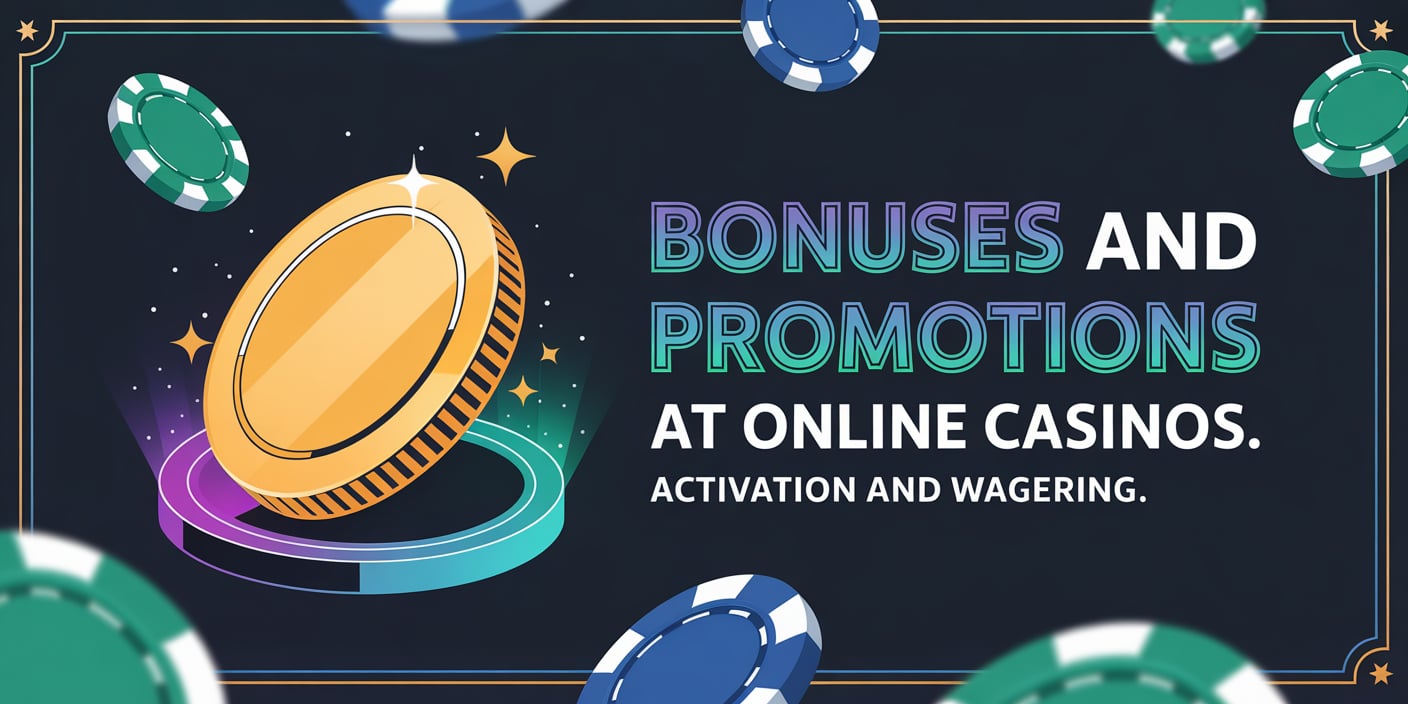 Bonuses and Promotions at Online Casinos. Activation and Wagering